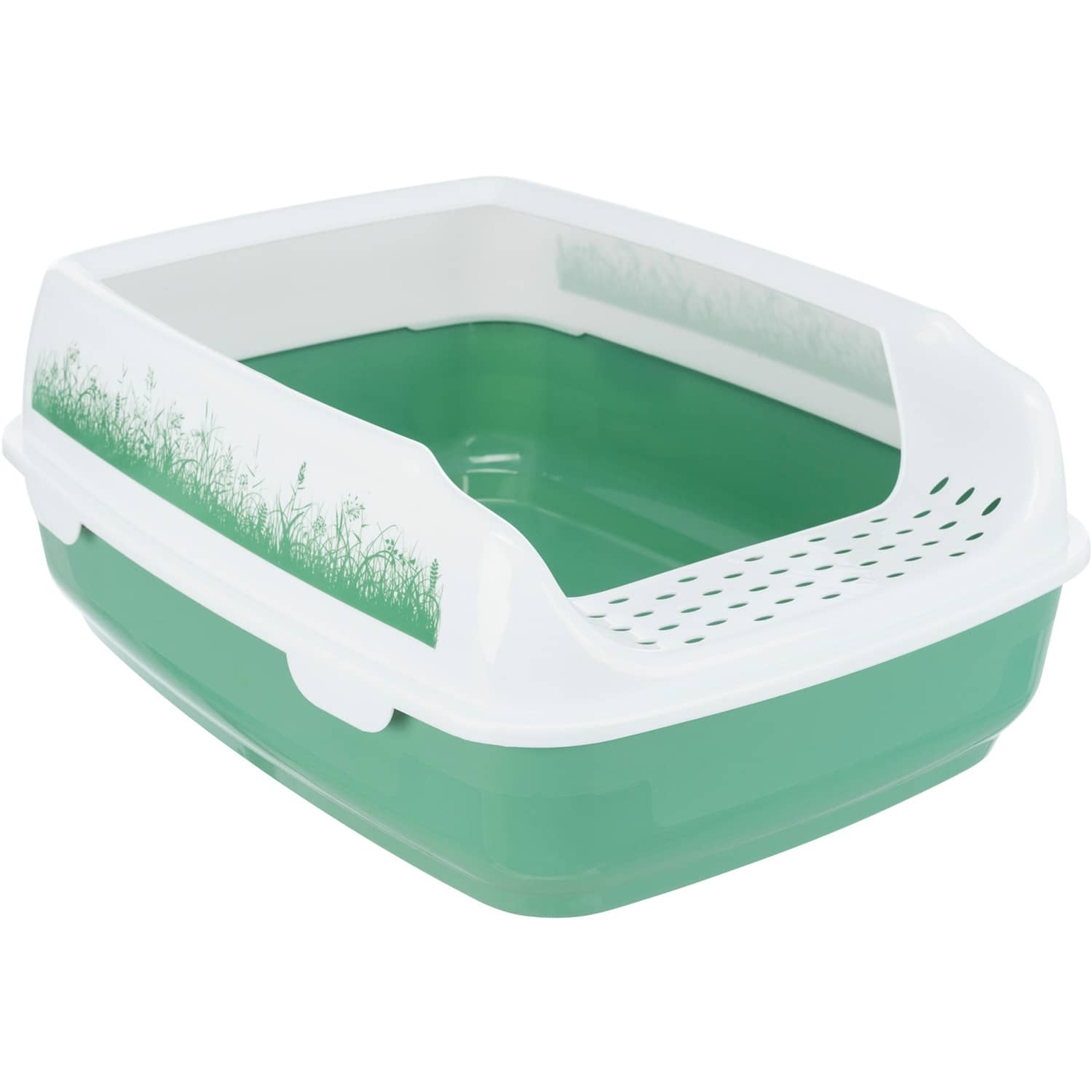 Trixie Delio kaķu tualete ar augstām malām Green 35x20x48 cm
